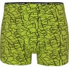 Bokserki męskie C+3 City Code VBE-744 zielono-czarne – premium