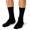 POLSKIE Skarpety garniturowe Milena czarne – eleganckie bawełniane