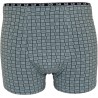 Bokserki męskie C+3 VBE-334 szare w kratkę – premium, bawełna