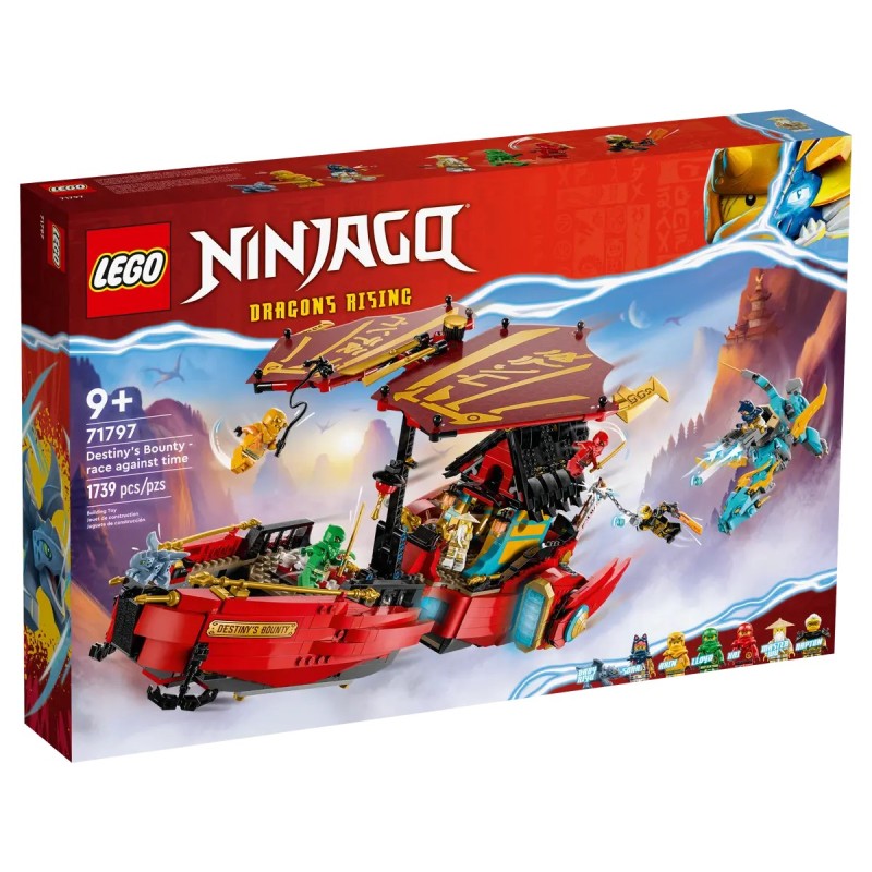 LEGO NINJAGO 71797 Perła Przeznaczenia – zestaw ze smokami