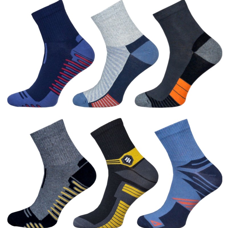 Zestaw 6 Par Skarpet Milena - Seria Activ Sportowa Krótsza | Sklep Sportowy