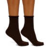 Skarpety damskie bezuciskowe Fit brązowe 37-41