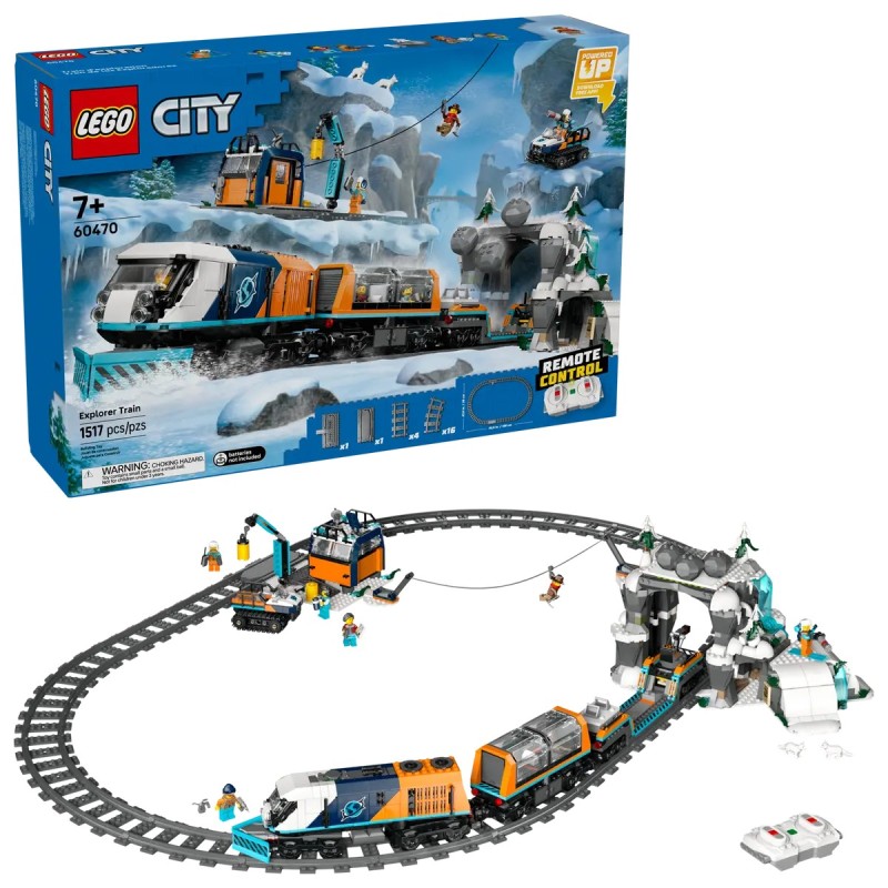 LEGO City 60470 Ekspres polarny – zdalny pociąg Powered Up