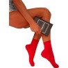 Skarpety damskie Milena FIT czerwone 37-41 bawełniane