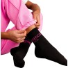 Skarpety wzorzyste Milena czarne z napisem PROSECCO MOOD 37-41
