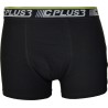Bokserki męskie C+3 VBE-654 czarne sportowe z logo – premium