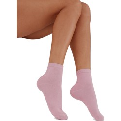 Skarpety damskie Milena FIT pudrowy róż 37-41 bawełniane