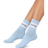 Skarpety wzorzyste Milena LOVE Blue 37-41