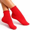 Skarpety Milena FIT bezuciskowe czerwone 37-41 bawełna 75%