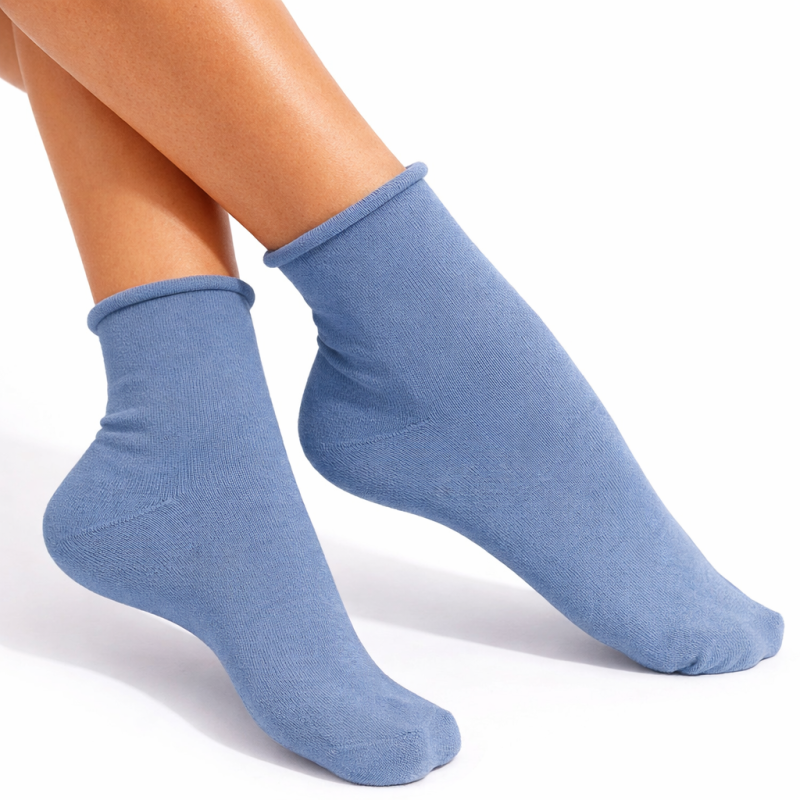 Skarpety Milena FIT bezuciskowe jeans 37-41 bawełna 75%
