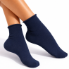Skarpety Milena FIT bezuciskowe granatowe 37-41 bawełna 75%