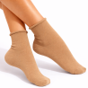 Skarpety Milena FIT bezuciskowe beżowe 37-41 bawełna 75%
