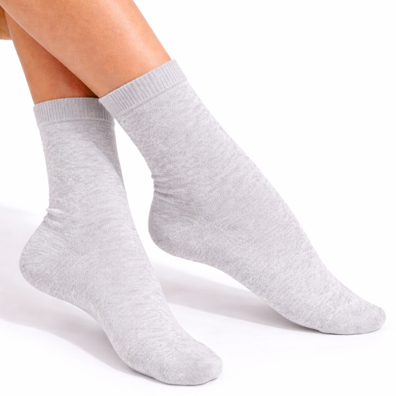 Skarpety damskie Milena FIT melanż 37-41 bawełniane