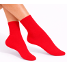 Skarpety damskie Milena FIT czerwone 37-41 bawełniane