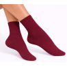 Skarpety damskie Milena FIT bordo 37-41 bawełniane