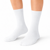 POLSKIE Skarpety garniturowe Milena białe – eleganckie bawełniane