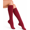 Podkolanówki damskie bawełniane Milena bordo 37-41
