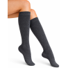 Podkolanówki damskie bawełniane Milena grafit 37-41