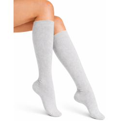 Podkolanówki damskie bawełniane Milena jasny melanż 37-41