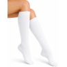 Podkolanówki damskie bawełniane Milena białe 37-41