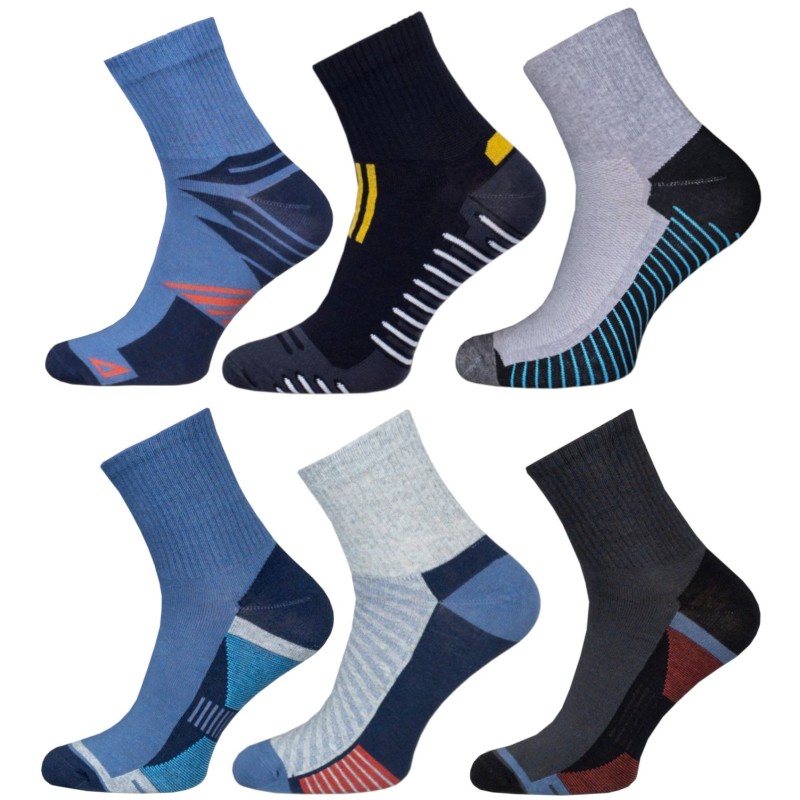 Zestaw 6 Par Skarpet Milena - Seria Activ Sportowa Krótsza | Sklep Sportowy