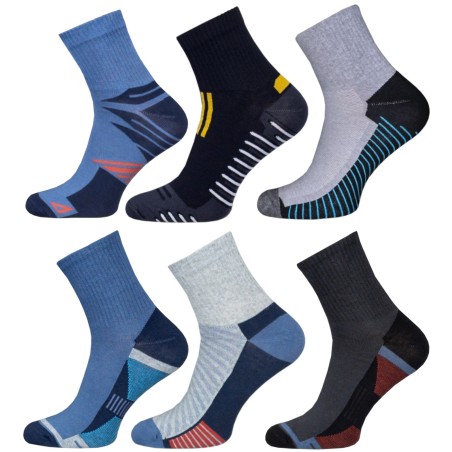 Zestaw 6 Par Skarpet Milena - Seria Activ Sportowa Krótsza | Sklep Sportowy