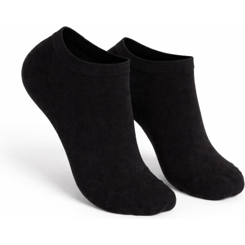 Czarne stopki damskie bawełniane Aura.Via | 3xn.com.pl