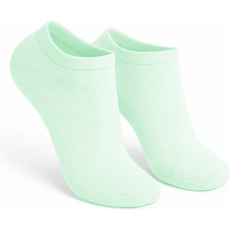 Stopki damskie bawełniane miętowe gładkie Aura.Via