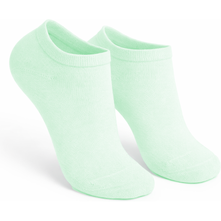 Stopki damskie bawełniane miętowe gładkie Aura.Via