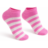 Stopki damskie Milena różowe paski bawełniane 37-41