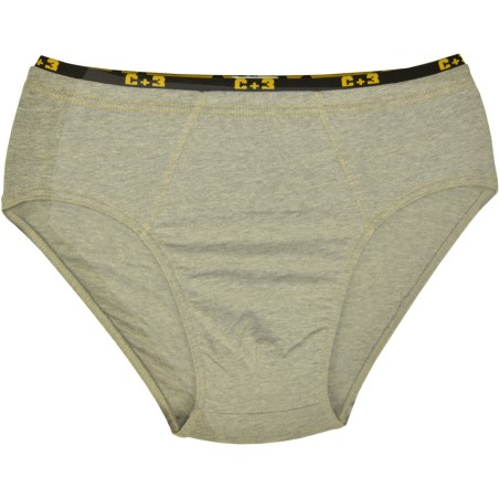 Slipy męskie C+3 Premium jasny szary – bawełna 95%