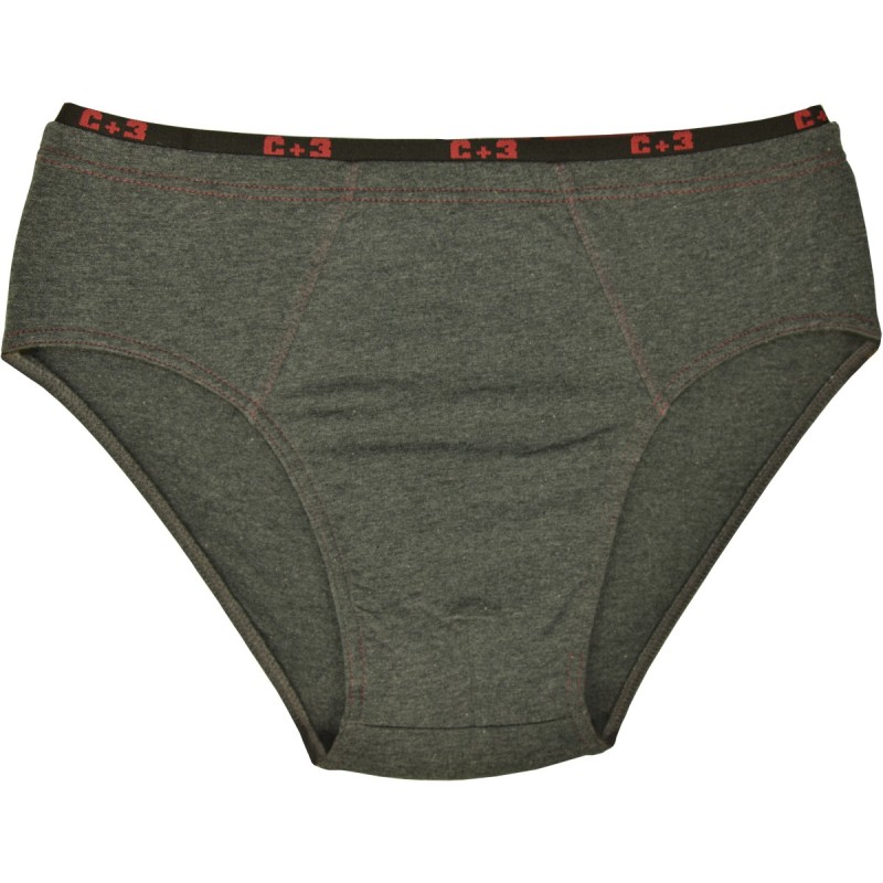 Slipy męskie C+3 Premium jasny szary – bawełna 95%