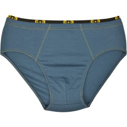 Slipy męskie C+3 Premium SME-052 niebieskie bawełna 95%