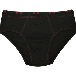 Slipy męskie C+3 Premium SME-052 czarne bawełna 95%