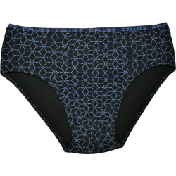 Slipy męskie C+3 Premium SME-071 czarne wzór bawełna 95%