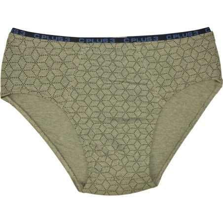 Slipy męskie C+3 Premium SME-071 szare wzór bawełna 95%