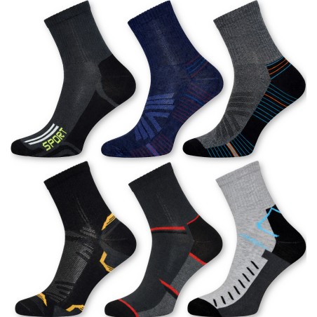 Skarpety Milena - Zestaw 6 Par | Polski Producent | Certyfikowane | Bawełna i Elastan