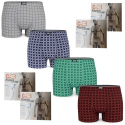 Bokserki C+3 Premium 4 szt Prime Geometry VBE-771