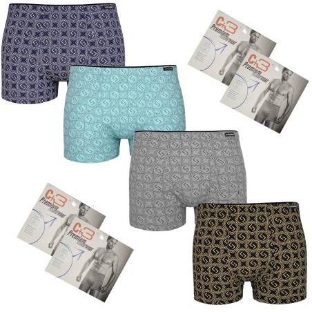 Bokserki C+3 Premium 4 szt Geo Signature VBE-769