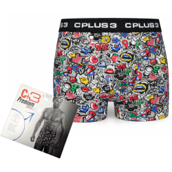 Bokserki C+3 Premium Urban Icons VBE-727 bawełna