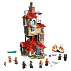 LEGO Harry Potter 75980 Atak na Norę dom Weasleyów