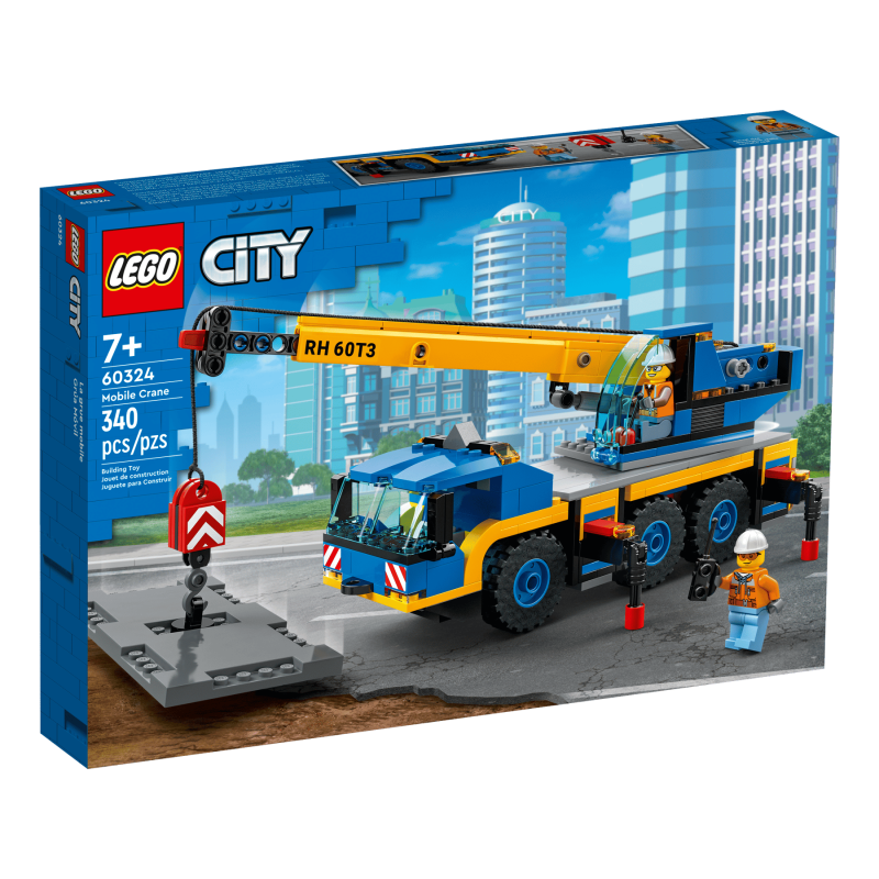 LEGO City 60324 Żuraw samochodowy pojazd budowlany