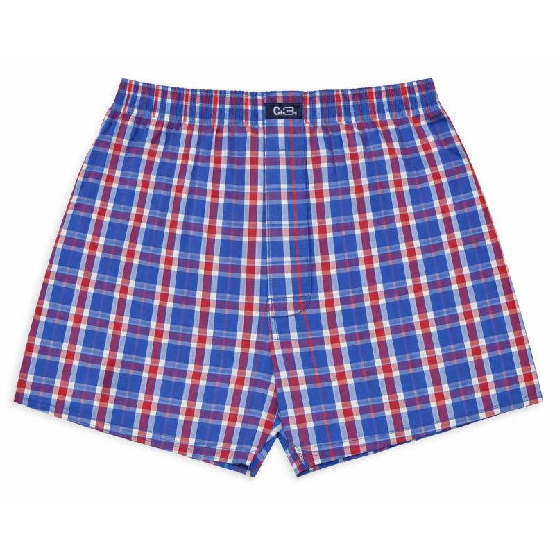 Bokserki męskie C+3 100% bawełna tkane luźne