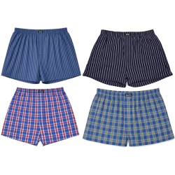 Bokserki męskie C+3 4 szt bawełniane luźne przewiewne