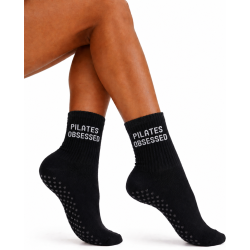 Skarpety Milena ABS 37-41 Pilates Obsessed czarne