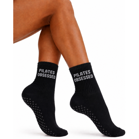 Skarpety Milena ABS 37-41 Pilates Obsessed czarne