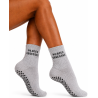 Skarpety Milena ABS 37-41 szare Pilates Obsessed