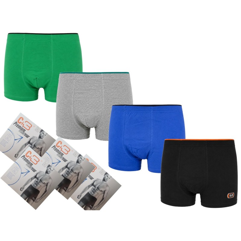 Bokserki C+3 Premium 4 szt Color Fusion VBE-766