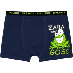 Bokserki C+3 ŻABAWNY GOŚĆ VBE-773 granatowe