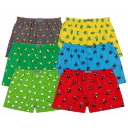 Bokserki męskie Cotton World 6 szt. luźne 100% bawełna